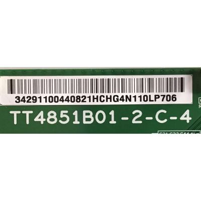 KIT DE TARJETAS PARA TV TCL / MAIN T8-43NA3R-MA1 / 40-UX3801-MAB2HG / FUENTE 81-PBE055-H9081-PBE055-H90 /SHG5804A-101H / T-CON 3429110044 / TT4851B01-2-C-4 / PANEL LVF490CS0T / MODELO 49S305 TFAA - Imagen 4